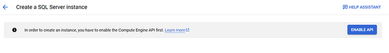 Cloud SQL API