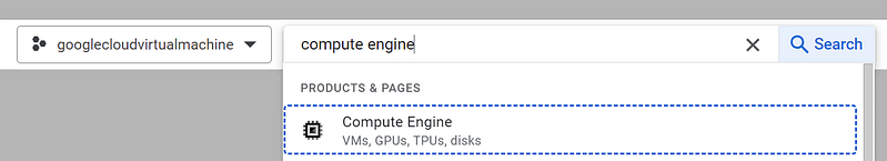 compute engine search