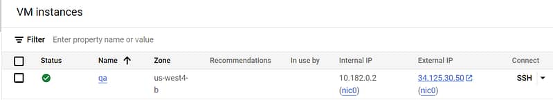 vm with reserve ip address